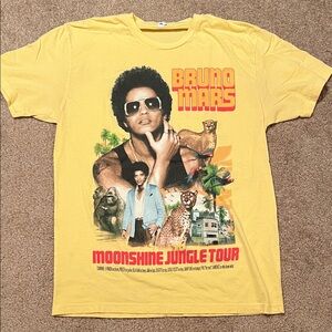 Bruno Mars Moonshine Jungle Tour T-shirt
